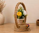 🌸 Heritage Bloom Rope Basket Centerpiece 🌸