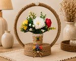 🌸 Heritage Bloom Rope Basket Centerpiece 🌸